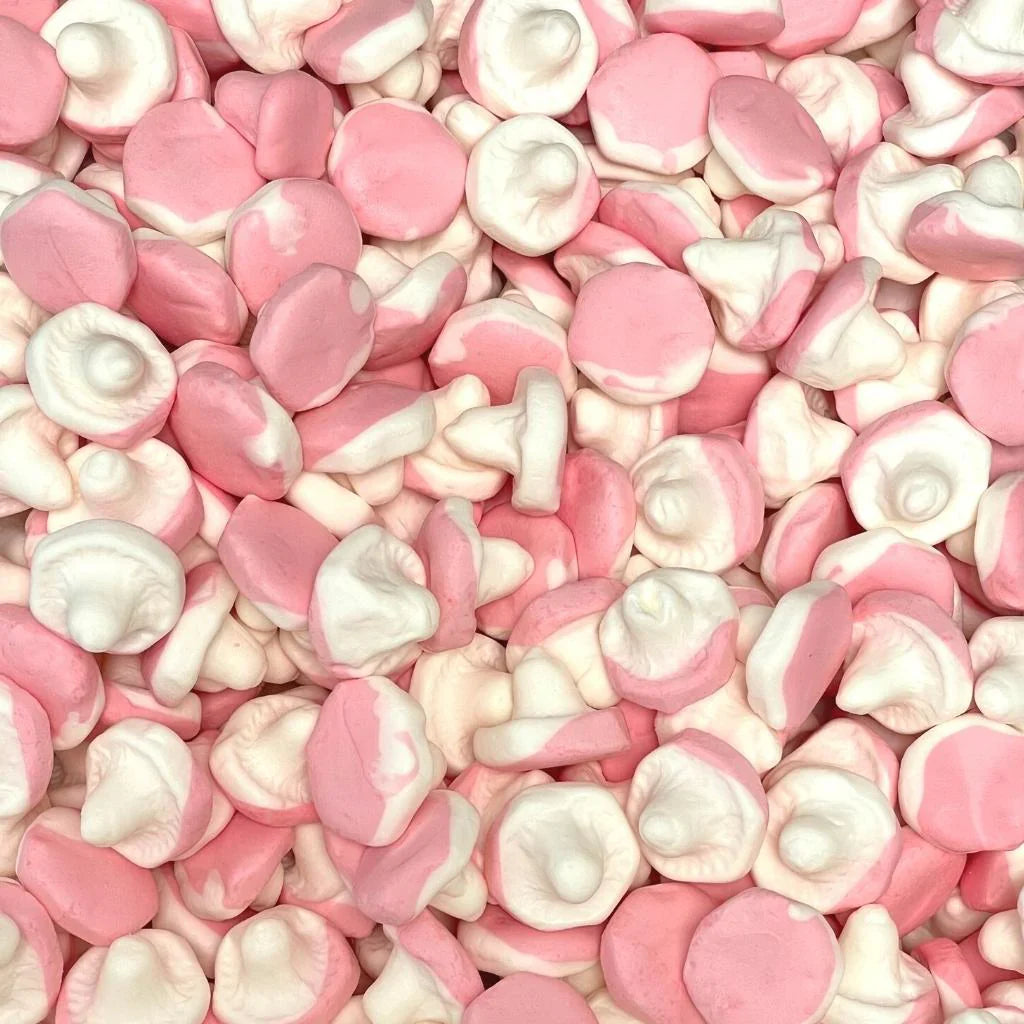 Bubs Strawberry Foam Mushrooms - Sour Mix (4 oz)