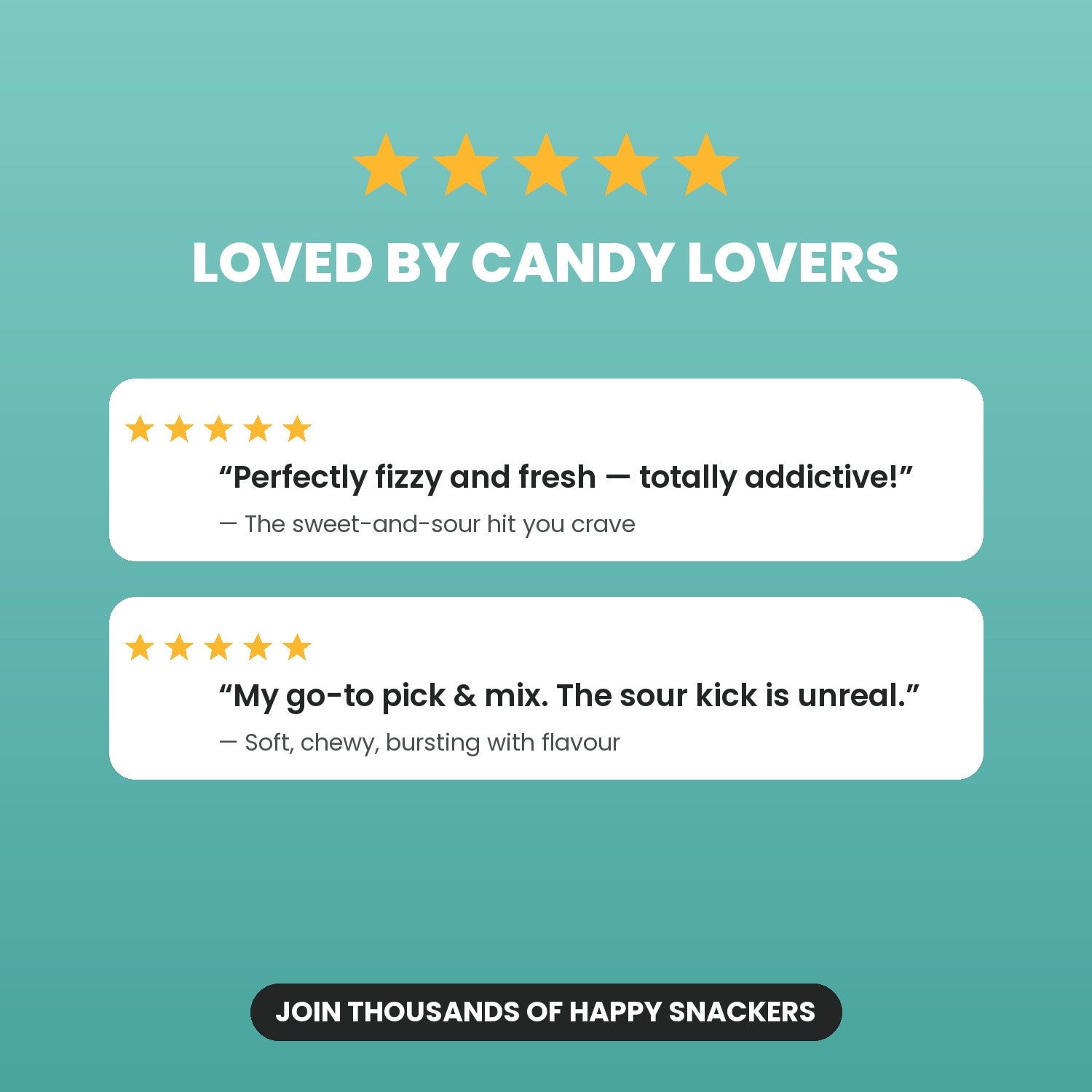 Loved by candy lovers - five star rated Swedish pick and mix